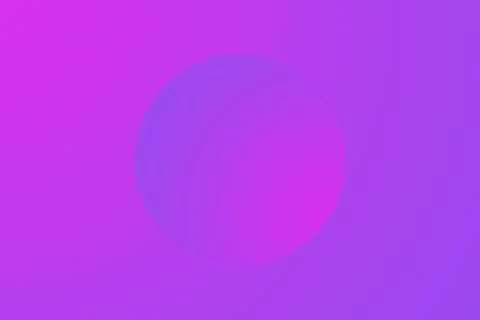 Neon gradient background with a circle in the center like a magic glass ball Stock Illustration