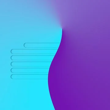 Neon Gradient Geometric 3D Embossed Background Stock Illustration