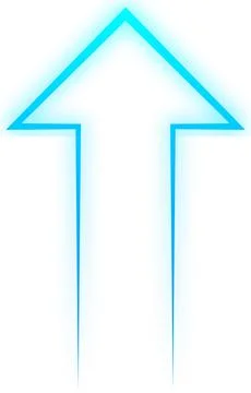Neon Gradient Light for Growth Success and Navigation 스톡 일러스트
