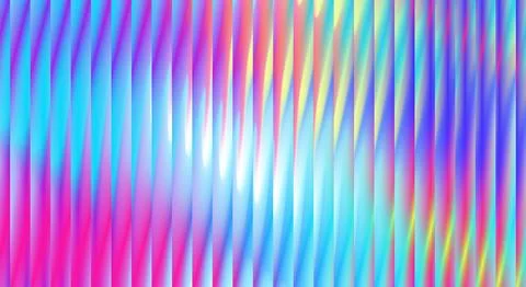 Neon Gradient Ribbed Glass Background Stockillustratie