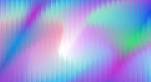 Neon Gradient Ribbed Glass Background 스톡 일러스트