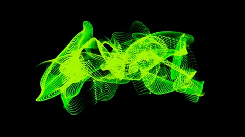 Neon green abstract background Stock Footage 33785769