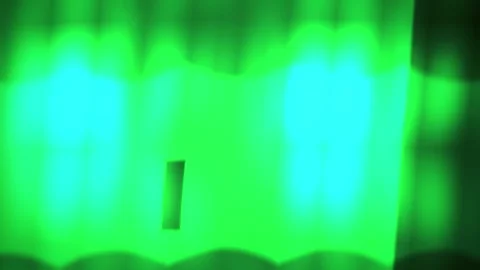 Neon green abstract background with glowing blue spots and dark shadows. Stock Footage 337515766