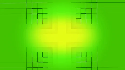 Neon green abstract block background Video stock 104454452