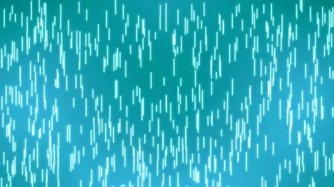 Neon green abstract particle stream flow background for tech data analysis .. Stock Footage 336259290