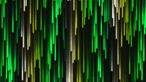Neon Green Abstract Vertical Lines Background for Digital Technology Data Flo Stock Footage 342206926