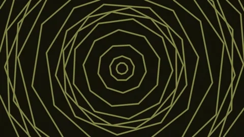 Neon green abstract vortex tunnel of light digital background animation Stock Footage 341057883