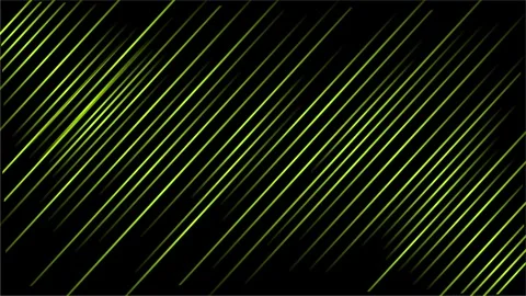 Neon green diagonal striped pattern forming glowing abstract wallpaper Stock Footage 317477294