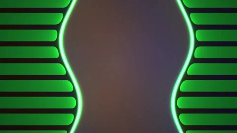 Neon green DNA double helix structure. Stock Footage 337481995