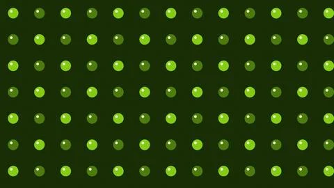 Neon green dot matrix pattern on dark background Stock Illustration