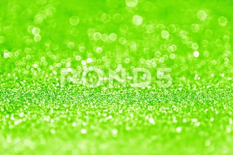 Neon Green Glitter Background