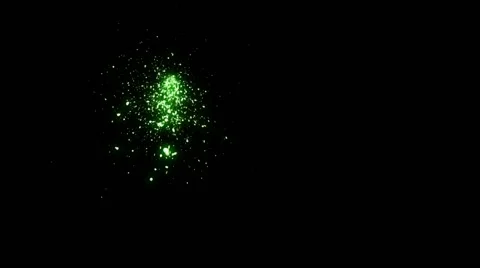 Neon Green Glowing In The Dark Paint Splash - 4 Stock Footage