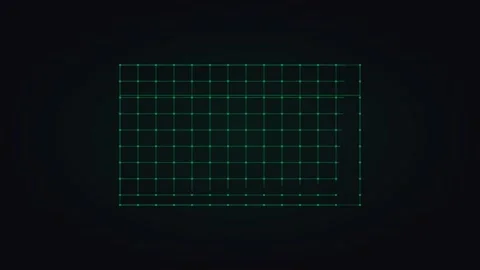 Neon green laser grid displaying security system visuals. Professional tech 스톡 동영상 342624848