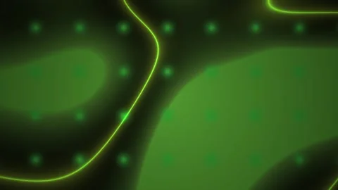 Neon Green Light Patterns Technology. Stock Footage 335113695