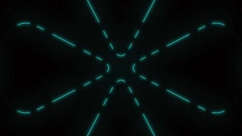 Neon green lines pattern Stock Footage 209563126