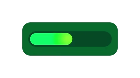 Neon Green Loading Status Bar Stock Footage 334342294