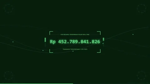 Neon green matrix code streaming on dark background digital technology displa 動画素材 344649968