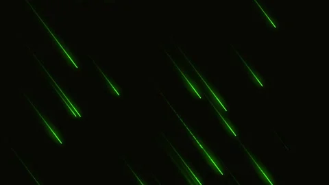 Neon Green Meteor Shower Motion Background Stock Footage 338438807