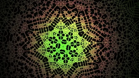 Neon green network connections pattern. Stock Footage 334536146
