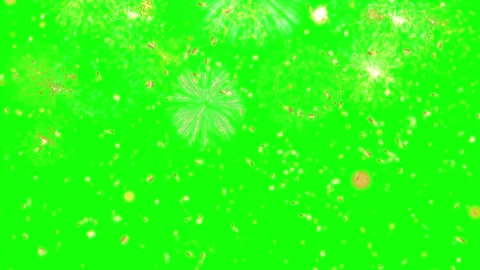 Neon green screen background with subtle sparkle effects for video editing Видео 345865002