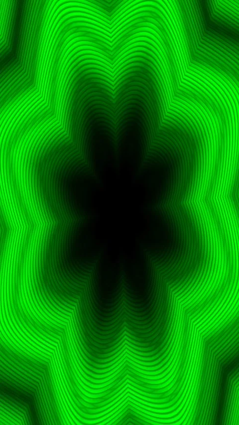 Neon Green Star Pulse Loop Glowing Abstract Motion Background Stock Footage 342986652