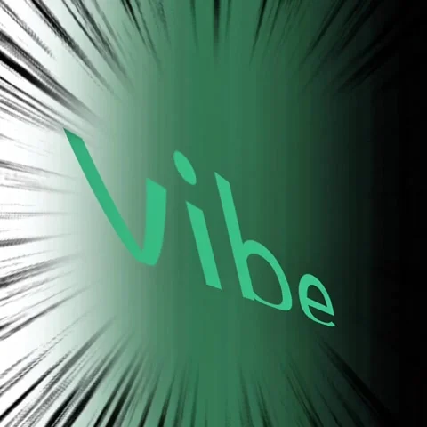 Neon Green Vibe Typography Motion Background with Anime Speed Lines Loop Stock Footage 346042812