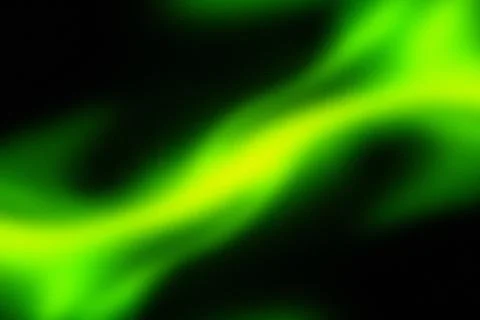 Neon Green Wave Grainy Gradient Abstract Background Stock Illustration