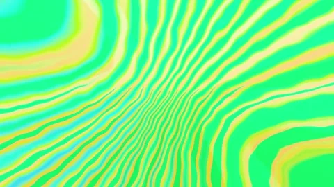 Neon Green Wavy Lines Abstract Background Loop Vídeo Stock 345200156