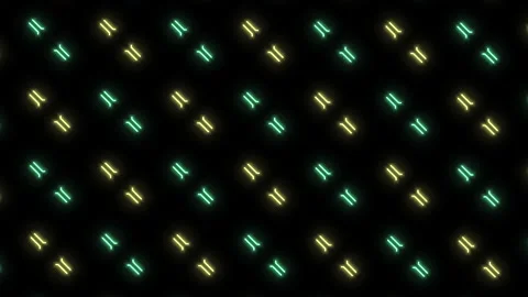 Neon green zigzag pattern on black background Stockbeeldmateriaal 297616516