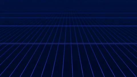 Neon grid abstract background: Futuristic green digital perspective lines a.. Stock Footage 336772543