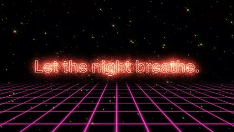Neon grid animation with glowing text Video stock 338216343