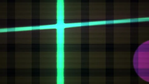 Neon Grid Background with Cross. Stock Footage 340036639
