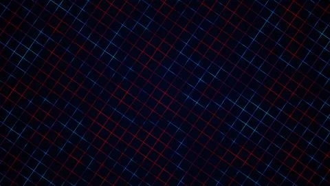 Neon Grid Crosshatch Stock Illustration