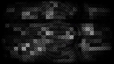 Neon Grid Distortion Widescreen Stock Footage 331075890