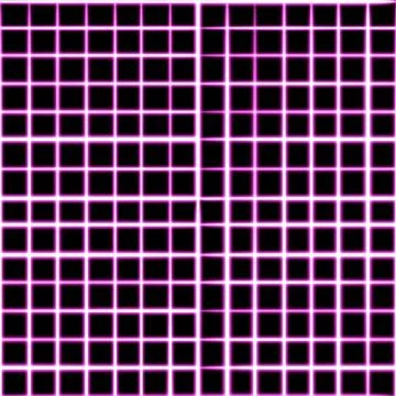 Neon grid glowing desktop icon, neon sticker, neon figure seamless pattern Stock Illustration