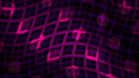 Neon grid pattern background texture. Stock Footage 340036746