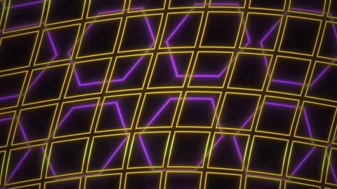 Neon Grid Pattern Background Texture. Stock Footage 340036749