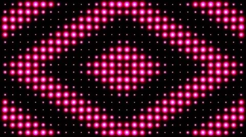Neon Grid Seven Stock Footage 60957970