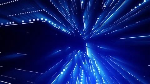 Neon grow Lines Moving Fast Animation Art Concept Stock Footage 273496993
