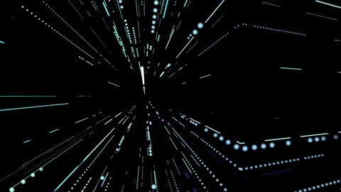 Neon grow Lines Moving Fast Animation Art Concept Stock Footage 273497549
