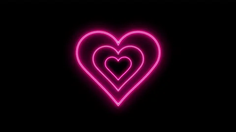 Neon heart 2 Stock Footage 170180984