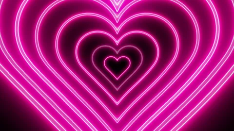 Neon heart 3 Stock Footage 170181727
