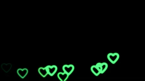 Neon Heart Lights Stock Footage 48215989
