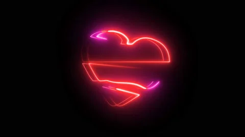 Neon Heart Stock Video Footage Royalty Free Neon Heart Videos Page 14