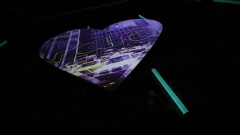 Neon heart NY Stock Footage 232800700