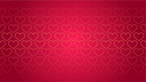 Neon heart pattern background Stock Illustration