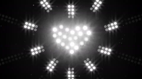 Neon heart sign flashing loopable 4k (4096x2304) Stock Footage 56295014