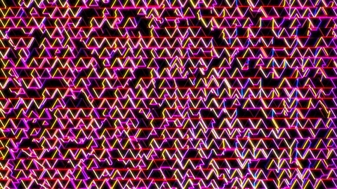 Neon Herringbone Wall Stock Footage 125179275