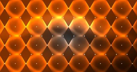Neon hexagon background. Hi-tech design for wallpaper, banner, background Illustrazione stock
