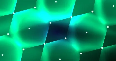 Neon hexagon background. Hi-tech design for wallpaper, banner, background Ilustración de archivo